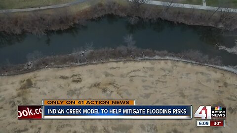 Crews building physical model to better identify flooding risks along Indian Creek