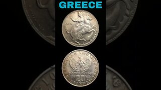 Greece 20 Dracmas 1973.#shorts #coinnotesz