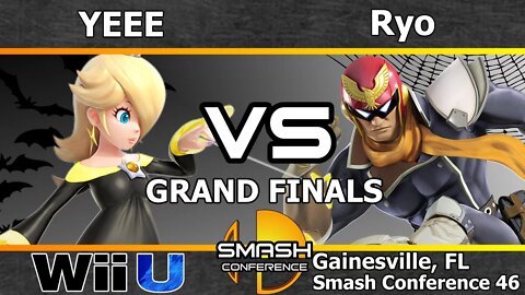 YEEE (Rosalina) vs. MVG|Ryo (C.Falcon) - SSB4 Grand Finals - SC46