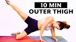 10 Minute Outer Thigh, Lower Body Workout for Beginners w/ Michelle