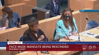 Palm Beach County's mask mandate is over, officials say