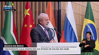 URGENTE! O Presidente Lula Participa da Posse da Presidenta Dilma no NDB Banco dos Brics