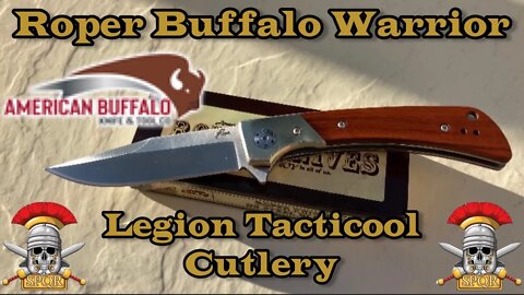 The Roper Knives Buffalo Warrior! Like, Share and Subscribe! Hit the like button! 🎄🎄🎄🎄🎄