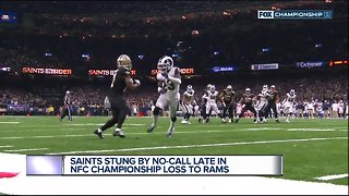 Saints stung by no-call in NFC Championship loss to Rams