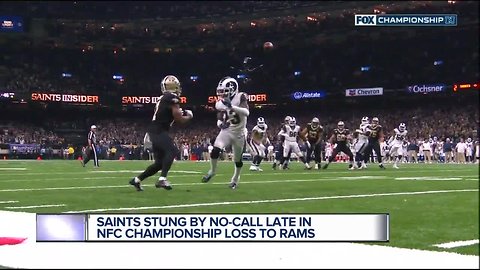 Saints stung by no-call in NFC Championship loss to Rams