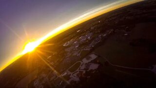 Flying my Paramotor 2000ft to Chat in the sky