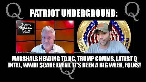 Patriot Underground- Trump COMMS, Latest Q Intel, WWIII Scare Event.