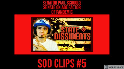 Senator Paul SCHOOLS Senate On The Age Factor Of Pandemic - SOD Clips #5