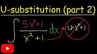 How to: U Substitution with Polynomial Long Division (Jae Academy)