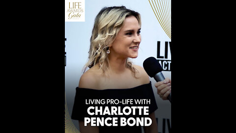 Charlotte Pence Bond | Red Carpet Interview At Life Awards 2021