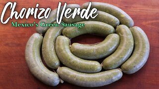 Mexican Chorizo Verde | How to make a Green Sausage