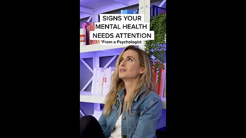 ⚠️ Signs Your Mental Health Needs Attention 😣 Dr. Julie #shorts