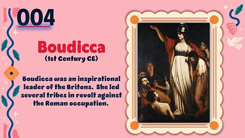Boudicca (1st Century CE) | TOP 150 Women That CHANGED THE WORLD | Short Biography