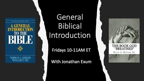 General Biblical Introduction
