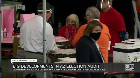 DOJ expresses concerns over audit of Maricopa County election through letter