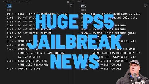 HUGE PS5 JAILBREAK NEWS! Sleirsgoevy is BACK!