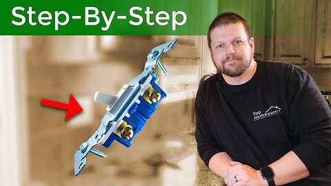 Easy Light Switch Tutorial - How to Replace a Single Pole Light Switch Step-by-step