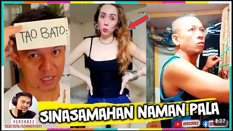 Sinasamahan naman pala, funny videos | VERCODEZ (reaction video)