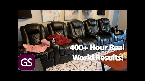 Valencia Tuscany Home Theater Seat 400 Hour Break-in Update