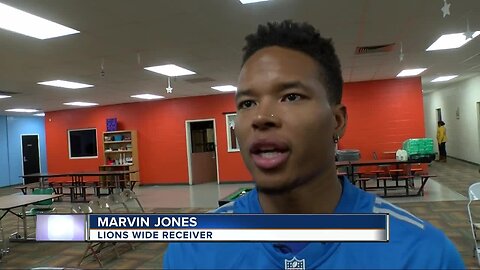 Marvin Jones says he's back to work with Matthew Stafford