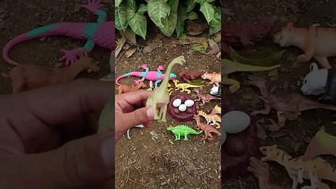 Dinosaurus pemakan tumbuhan #shorts #dinosaurus #brontosaurus #herbivora #hewanunik #viral #fyp