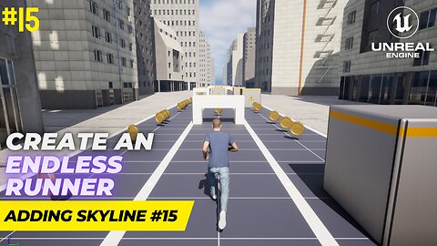 Unreal Engine 5.1 Endless Runner Tutorial - Part 15: Adding Skyline