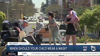 When should your child wear a mask?