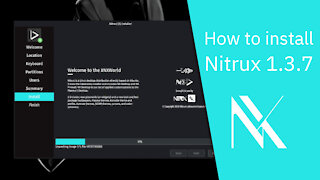 How to install Nitrux 1.3.7