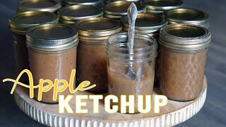 Apple Ketchup Canning Recipe [Fruit Ketchup]