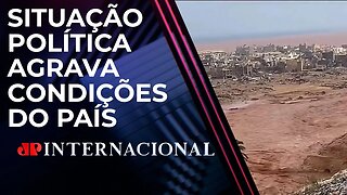 Líbia tem inundação e mortes em ambiente desértico | JP INTERNACIONAL