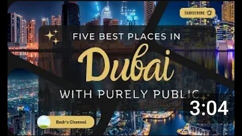 5 best places to visit in Dubai