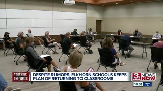 Despite rumors, Elkhorn schools keeps plan of returning to classrooms