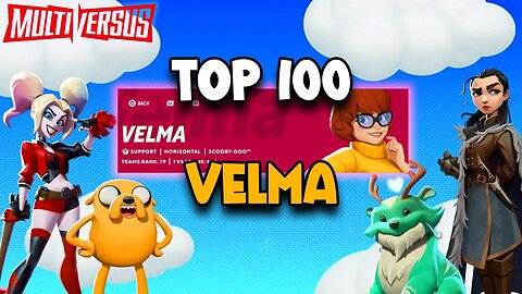 🔴 LIVE Top 100 Velma Main 🔍 In 2 Vs 2s! EASY Battle Pass Progression 🔋 Best Finn Perks | MULTIVERSUS