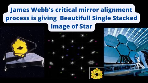 NASA`s Webb telescope has Stacked 18 unfocused images of same STAR into Single Image | First Images