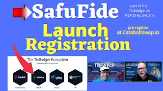 😎🎯👉Safufide Token Launch Pre-Registration - Trubadger Nexus Ecosystem