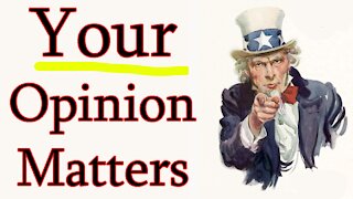 Your Opinion Matters || My Origin Story
