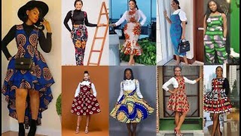 Ankara Pinafore and Dungaree Style For Gorgeous Ladies @fashionstyle1 | How To Cut and Sew It