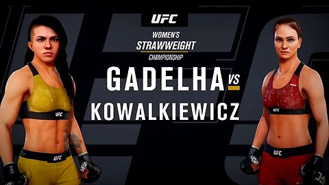 EA Sports UFC 3 Gameplay Karolina Kowalkiewicz vs Claudia Gadelha