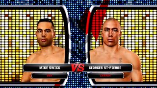 UFC Undisputed 3 Gameplay Georges St-Pierre vs Mike Swick (Pride)