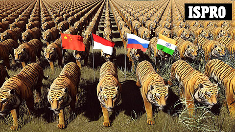Tiger population by Country 2023