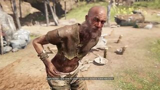 FARCRY PRIMAL Piss man hits himself with grappling hook