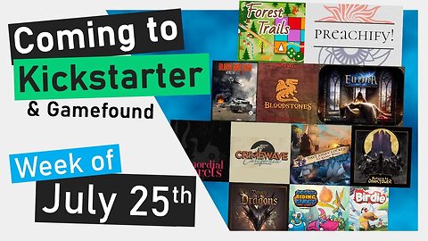 📅Upcoming Boardgames | Return to Dark Tower, Euthia, Davy Jones Locker, Bloodstones, Dodos + Dinos