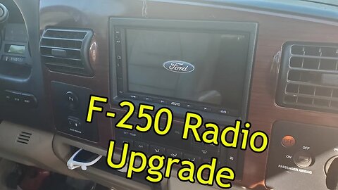 2005 F2250 Replacing the Radio and Replacing Cup Holders