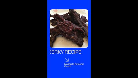 See How I Made Smoky Mesquite Jerky - Cheap and Easy #shorts #jerkyrecipe #shtf #snacksrecipe