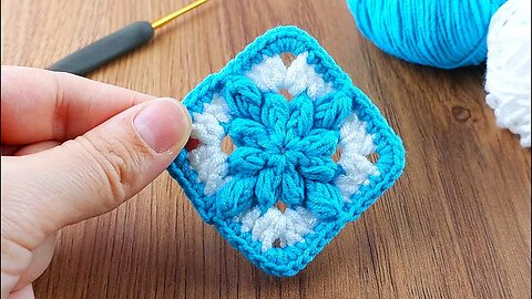 💥 this crochet motif is very easy and beautiful, #knitting #crochet