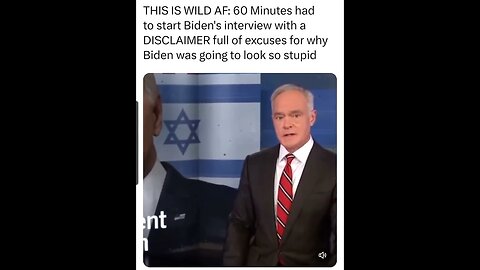 60 Minutes had to give a disclaimer before airing their Biden interview.
