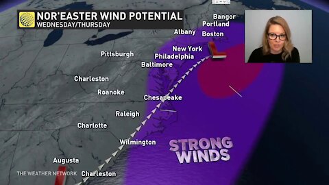 Nor'easter will bring rain, ice, snow and possible hurricane force winds to U.S.