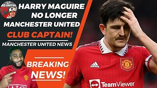 Harry Maguire NO LONGER Manchester United CAPTAIN | Man Utd News | Ivorian Spice REACTS