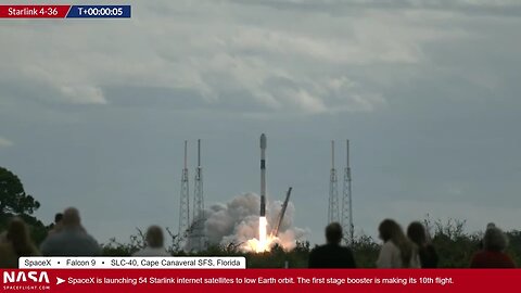 Latest News Let's See SpaceX Launches Falcon 9 Starlink 4-36 operation