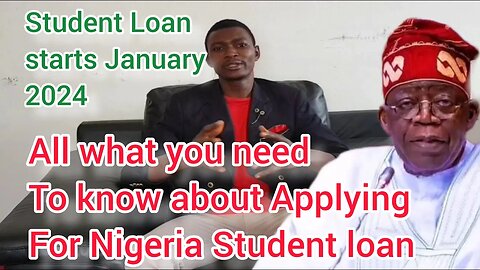 Nigeria Student Loan Scheme Unveiled: #tinubu